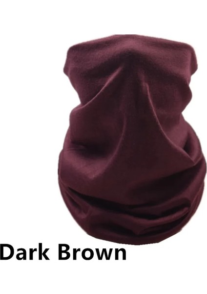 1 Adet Kahverengi Tarzı Tek Boyut 1 Adet Kadın Erkek Ourdoor Bisiklet Yürüyüş Kamp Avcılık Koşu Boyun Tüp Eşarp Bisiklet Motosiklet Yüz Maskesi Bandana Sihirli Eşarp (Yurt Dışından)