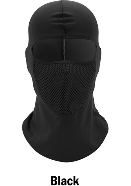 Beyaz Stil Yüz Maskesi Kış Sıcak Şapka 1 Delik Balaclava Hood Bisiklete Binme Spor Motosiklet Örtüsü (Yurt Dışından)