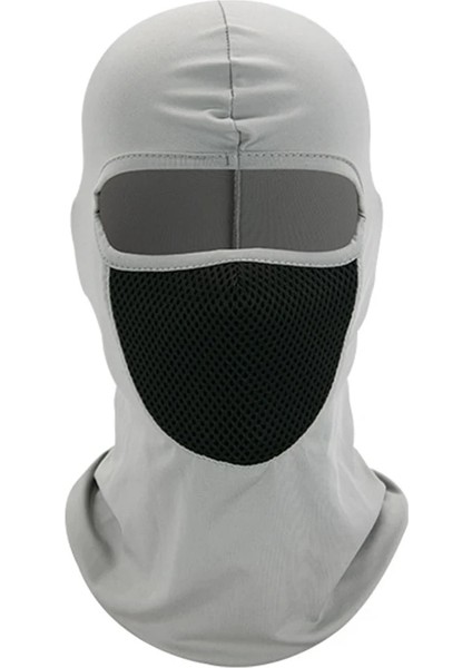 Gri Stil Lycra Cs Tam Kapak Yüz Maskesi Balaclava Şapka Açık Kayak Için Cs Balaclava Spor Kayak Snowboard Eşarp Bisiklet Şapka Erkek Kadın Yaz (Yurt Dışından)