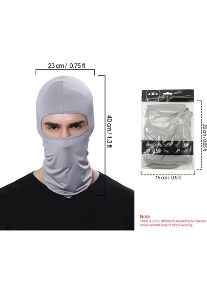 No.22 Tarzı 23CM x 40CM Moda Bisiklet Balaclava Tam Kapak Yüz Motosiklet Yüz Maskesi Maske Erkekler Şapka Balaclava Likra Kayak Boyun Yaz Uv Koruma Unisex (Yurt Dışından) fırsatları