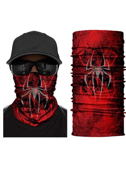 20WJ0191 Stili Siyah Örümcek Bisiklet Bandana Boyun Buffs Komin Na Twarz Eşarp Erkekler Braga Cuello Bandama Yüz Kalkanı Spor Kayak Maskesi Balaclava Kadınlar (Yurt Dışından)