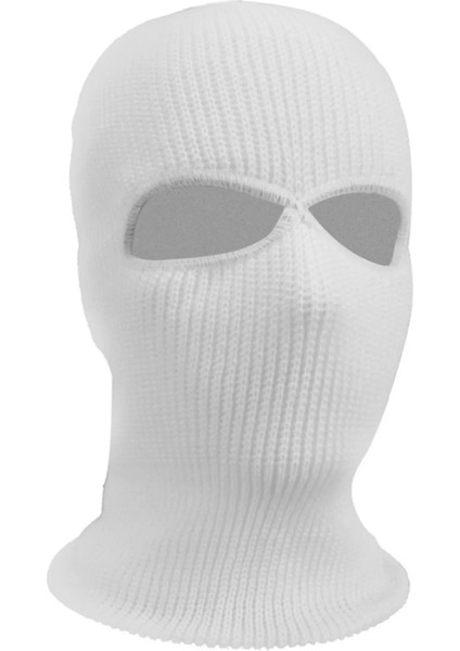 Beyaz Stil Tam Yüz Kapak Şapka Balaclava Şapka Ordu Taktik Kış Kayak Bisiklet Şapka Eşarp Sıcak Yüz Maskeleri Boyun Tüp Sihirli Eşarp (Yurt Dışından)