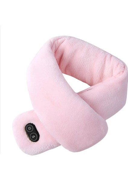 Pembe Tarzı 1 Adet USB Isıtmalı Kış Eşarp Şal Dış Ticaret Akıllı Isıtma Katı Titreşim Masaj Eşarp Açık Kayak Tırmanma Eşarp Erkekler Için (Yurt Dışından)