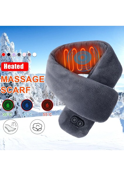 Pembe Tarzı 1 Adet USB Isıtmalı Kış Eşarp Şal Dış Ticaret Akıllı Isıtma Katı Titreşim Masaj Eşarp Açık Kayak Tırmanma Eşarp Erkekler Için (Yurt Dışından) fiyatları