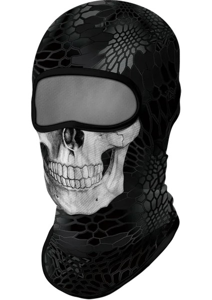 HT210012 Stili Venom Punisher Balaclava Camo Boyun Körüğü Spor Bisiklet Eşarp Bandana Motosiklet Tam Yüz Kapağı Kask Astar Kayak Maskesi Kadın Erkek (Yurt Dışından)