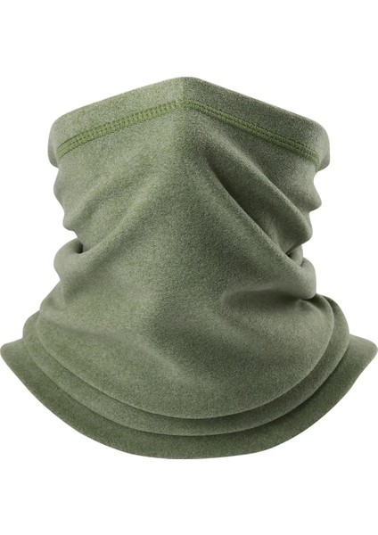 Yeşil Stil Kış Sporları Termal Yüz Bandana Boyun Isıtıcı Bisiklet Eşarp Yarım Maske Polar Koşu Avcılık Kayak Maskesi Erkek Kadın Atkılar Soğuk (Yurt Dışından)