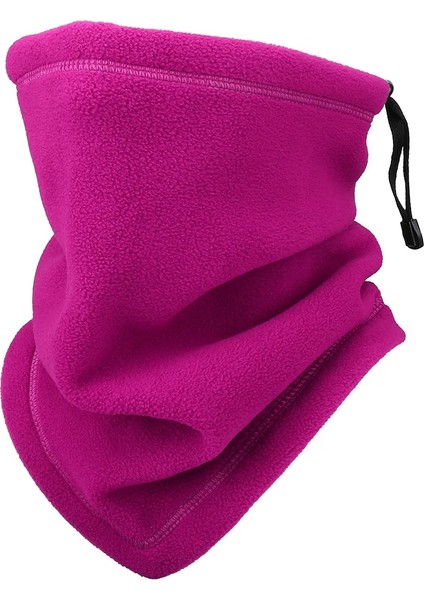 Plum Purple Style Winter Sports Thermal Bandana Half Mask Face Cover Hiking Cycling Training Snowboard Ski Neck Warmer Gaiter Tube Scarf Women Men (Yurt Dışından)