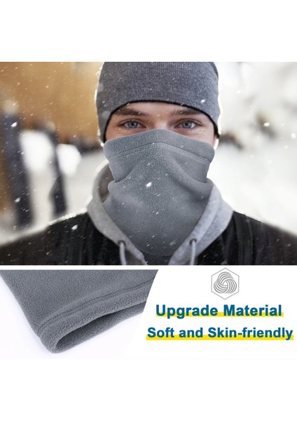 Plum Purple Style Winter Sports Thermal Bandana Half Mask Face Cover Hiking Cycling Training Snowboard Ski Neck Warmer Gaiter Tube Scarf Women Men (Yurt Dışından) modelleri