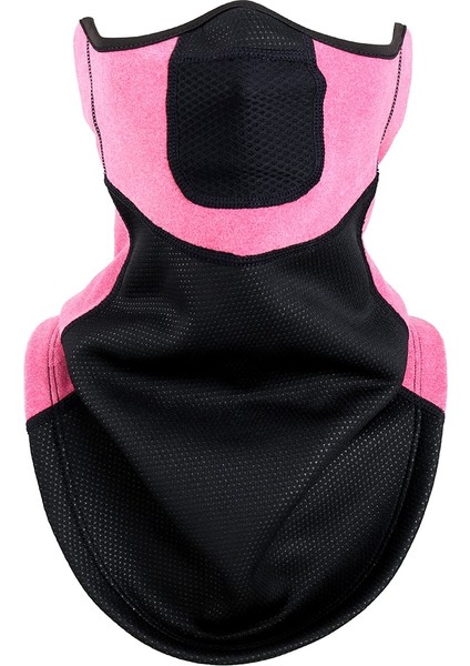 Mercan Pembesi Stili Kış Sporları Sıcak Boyun Eşarp Körüğü Termal Polar Yarım Tüp Yüz Maskesi Kulak-Kapak Snowboard Kayak Bisiklet Yürüyüş Bandana Erkek Kadın (Yurt Dışından)