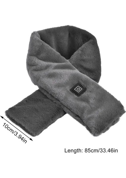 Pembe Tarzı Elektrikli Kış Isıtıcı Isıtma Eşarp Faux Tavşan Kürk USB Şarj Sıcaklık Kontrolü Heaed Boyun Wrap Şal Eşarp Güç Bankası Yok (Yurt Dışından) fiyatları