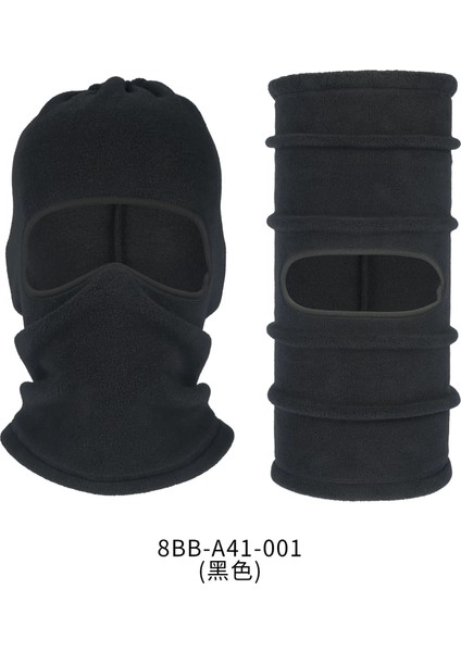 Siyah Stil Kış Isıtıcı Bandana Kayak Maskesi 2 In 1 Balaclava Boyun Körüğü Bisiklete Binme Kayak Yürüyüş Için Termal Tüp Eşarp Snowboard Yüz Kapağı (Yurt Dışından)