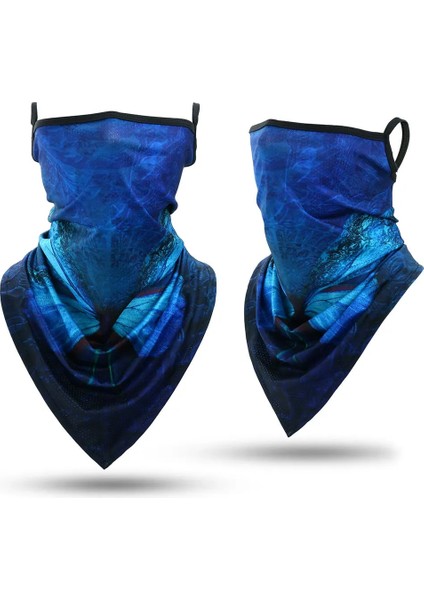 No.10 Tarzı Yaz Baskılı Üçgen Bandana Koşu Bisiklet Yarım Yüz Maskeleri Avcılık Kayak Yürüyüş Balıkçılık Bisiklet Snowboard Eşarp Erkekler Kadınlar (Yurt Dışından)