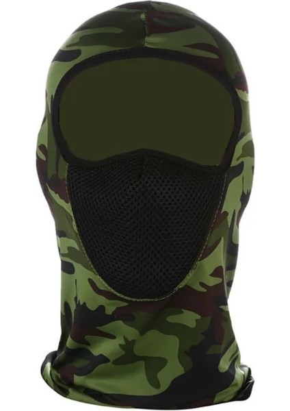 Ag Stili Tam Yüz Koruyucu Şapka Balaclava Şapka Ordu Taktik Cs Kış Kayak Bisiklet Şapka Güneş Koruma Eşarp Sıcak Yüz Maskeleri (Yurt Dışından)