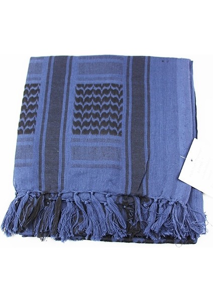 No.8 Stili Tek Boyut Üst Mavi Unisex Askeri Kış Shemagh Taktik Eşarp % 100% Pamuk Keffiyeh Eşarp Wrap Açık Yürüyüş Avcılık Rüzgar Geçirmez Sacrves (Yurt Dışından)
