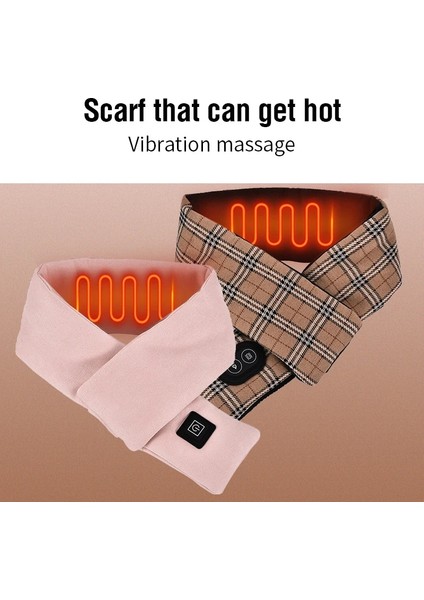 Pembe Tarzı Kadın USB Isıtma Kış Eşarp Açık Soğuk Koruma Şok Izgara Boyun Eşarp Sıcak Eşarp (Yurt Dışından) fiyatları