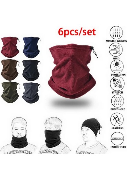 Renk 3 Tarzı Tek Boyut Kadın Kış Bandana Yürüyüş Yüz Kapağı Snowboard Kayak Boyun Isıtıcı Erkekler Bisiklet Bisiklet Ipli Tüp Eşarp Spor Termal Kap (Yurt Dışından) modelleri