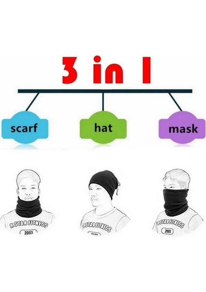 Renk 3 Tarzı Tek Boyut Kadın Kış Bandana Yürüyüş Yüz Kapağı Snowboard Kayak Boyun Isıtıcı Erkekler Bisiklet Bisiklet Ipli Tüp Eşarp Spor Termal Kap (Yurt Dışından) fırsatları