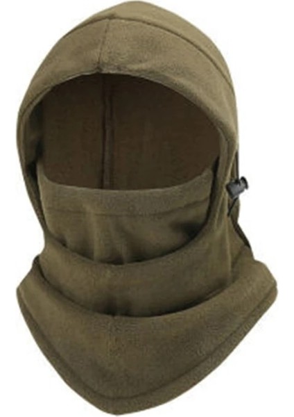 Yeşil Stil 2021 Yeni Moda Sıcak Kap Kış Erkek Kadın Şapkalar Su Geçirmez Termal Polar Balaclava Şapka Kapşonlu Boyun Isıtıcı Yürüyüş Atkılar (Yurt Dışından)