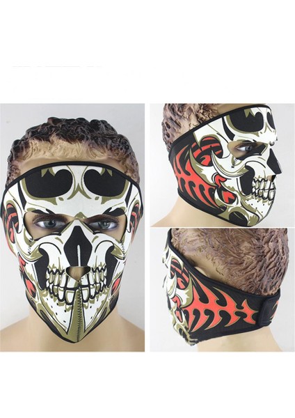 Mavigri Tarzı Cadılar Bayramı Yüz Örtüsü Cosplay Yüz Örtüsü Yeniden Kullanılabilir Nefes Kloropren Kauçuk Festivali Parti Için Cosplay Yüz Örtüsü (Yurt Dışından) fiyatları