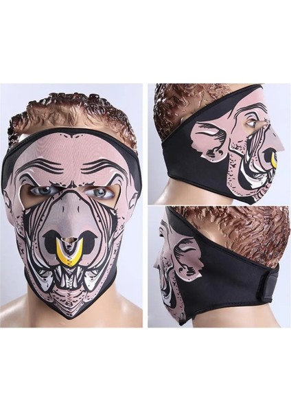 Mavigri Tarzı Cadılar Bayramı Yüz Örtüsü Cosplay Yüz Örtüsü Yeniden Kullanılabilir Nefes Kloropren Kauçuk Festivali Parti Için Cosplay Yüz Örtüsü (Yurt Dışından) fırsatları