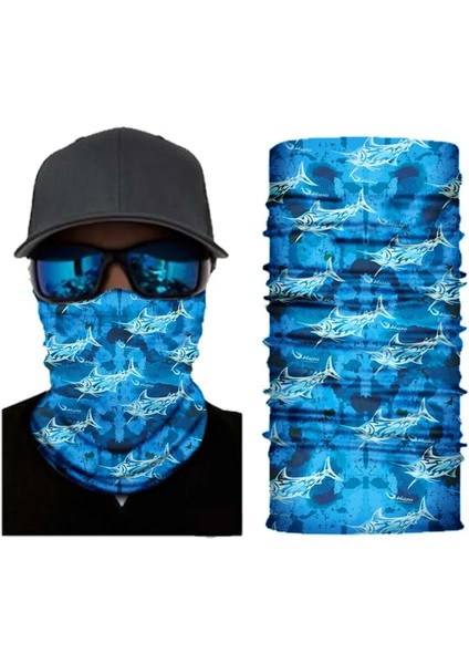 No.5 Tarzı 50CM x 25CM Çok Işlevli Ootdoor Boyun Isıtıcı Tüp Eşarp Uv Koruması Rüzgar Geçirmez Nefes Alabilir Yüz Maskesi Balıkçılık Kayak Bisiklet Okyanus Bandana (Yurt Dışından)