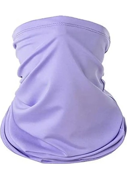 Mor Tarzı Tek Boyut Bisiklet Için Eşarp Katı Boyun Örtüsü Yumuşak Nefes Alabilir Yürüyüş Atkı Rüzgar Geçirmez Kamp Bandana Toz Geçirmez Güneş Koruması Yün (Yurt Dışından)