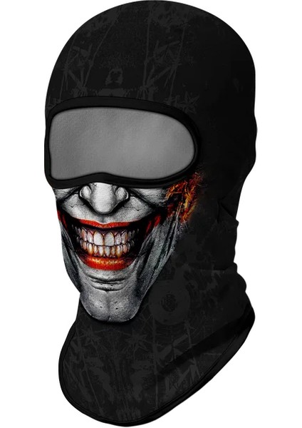 HT210024 Stili Yaz Nefes Balaclava Joker Bandana Motosiklet Yüz Kapak Tüp Eşarp Pasamontanas Biker Maske Bisiklet Boyun Körüğü Erkekler Kadınlar (Yurt Dışından)