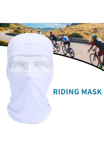 Mavi Stil 1 Adet Likra Motosiklet Tam Yüz Maskesi Erkek Kadın Wargame Bisiklete Binme Kayak Snowboard Rüzgar Şapkası Kış Sıcak Boyun Siyah Bisiklet Doğa Sporları (Yurt Dışından)
