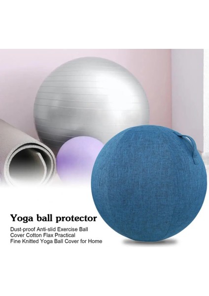 Dark Blue M Style Benzersiz Geniş Uygulama Yıkanabilir Yoga Topu Örtüsü Hediyeler Için Pratik Ince Örme Yoga Topu Örtüsü Egzersiz Topu Kılıfı (Yurt Dışından)