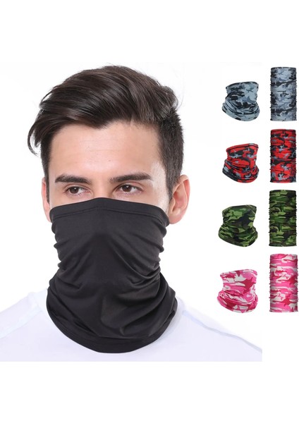 C18 Stili Ourdoor Bisiklet Yürüyüş Kamp Avcılık Koşu Boyun Tüp Eşarp Bandana Bisiklet Motosiklet Yüz Maskesi Bandana Sihirli Eşarp Kadın Erkek (Yurt Dışından) indirimleri
