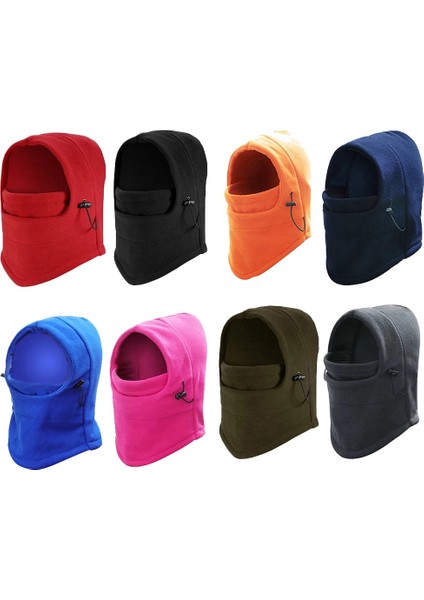 Mavi Stil Erkek Kadın Şapka Kapşonlu Boyun Moda Sıcak Kap Kış Şapka Termal Polar Şapka Isıtıcı Yürüyüş Atkılar Rüzgar Geçirmez Açık Bisiklet Maskesi (Yurt Dışından)