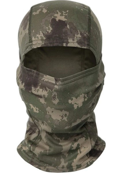 No.10 Tarzı Tactical Camouflage Balaclava Full Face Mask Cs Wargame Army Hunting Cycling Sports Helmet Liner Military Multicam Arf (Yurt Dışından)