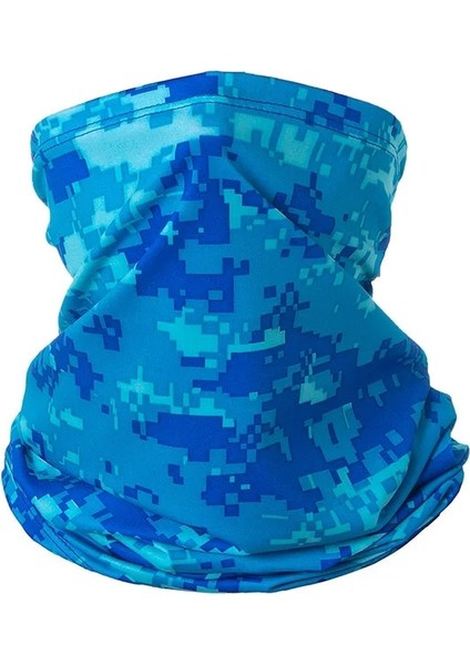 B Tarzı Uv Protection Ice Silk Face Cover Neck Tube Outdoor Sports Bandana Scarf Breathable Hiking Scarf Neck Gaiter Bandana (Yurt Dışından)
