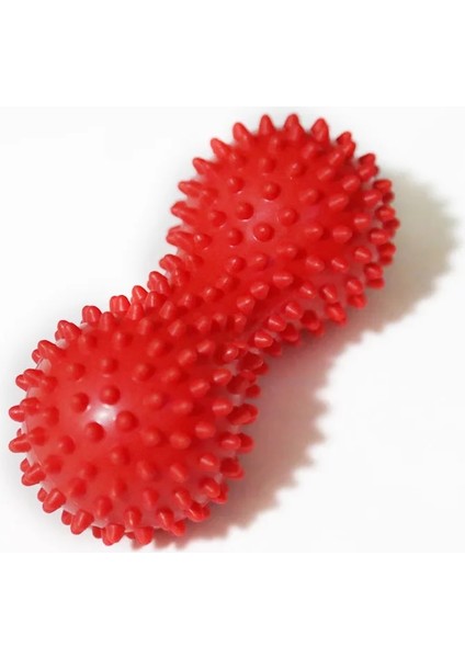 Kırmızı Stil Dikenli Fıstık Pvc Yoga Malzemeleri Egzersiz Masajı Fıstık El Topu Yoga Fitness Topu Şişirilmiş Hava Yastığı Fıstık Topu (Yurt Dışından)