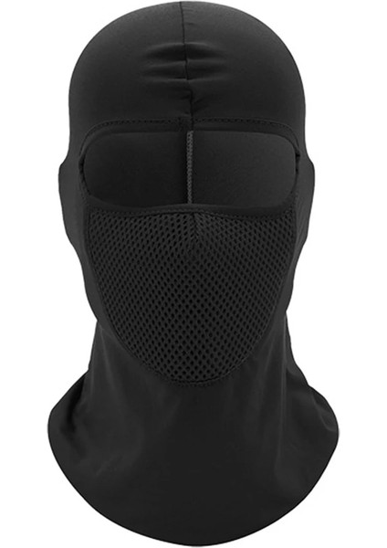 Siyah Stil Motosiklet Balaclava Yüz Maskesi Bisiklet Balaclava Tam Kapak Yüz Maskesi Şapka Balaclava Likra Kayak Boyun Güneş Bisiklet Aksesuarları (Yurt Dışından)