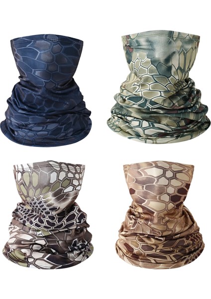 Çöl Python Stili Askeri Taktik Balaclava Erkekler Kamuflaj Yürüyüş Scraf Kayak Bisiklet Yüz Maskesi Tübüler Kamp Avcılık Boyun Körüğü Kapak (Yurt Dışından) indirimleri