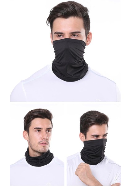 Beyaz Stil Tek Boyut Bisiklet Için Eşarp Katı Boyun Örtüsü Yumuşak Nefes Alabilir Yürüyüş Atkı Rüzgar Geçirmez Kamp Bandana Toz Geçirmez Güneş Koruması Yün (Yurt Dışından) indirimleri
