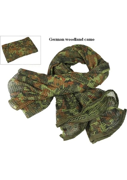 Çoklu Kamera Stili Tek Boyut 190*90 cm Pamuk Askeri Kamuflaj Taktik Örgü Eşarp Keskin Nişancı Yüz Peçe Kamp Avcılık Çok Amaçlı Yürüyüş Eşarp (Yurt Dışından) fırsatları