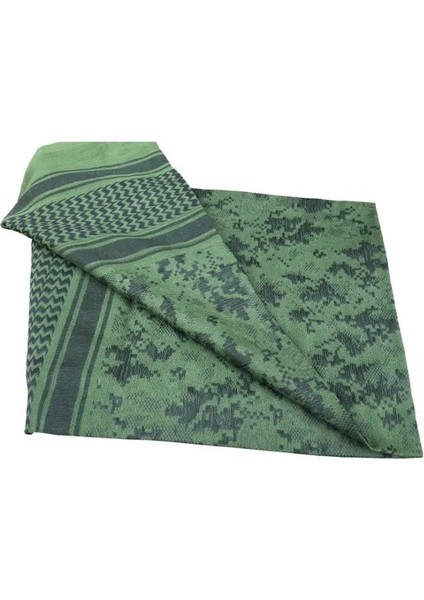 Yeşil Kamuflaj Stili Moda Erkekler Hafif Kare Açık Şal Askeri Arap Taktik Çöl Ordusu Shemagh Keffıyeh Arafat Eşarp Yürüyüş Kampı Için (Yurt Dışından)