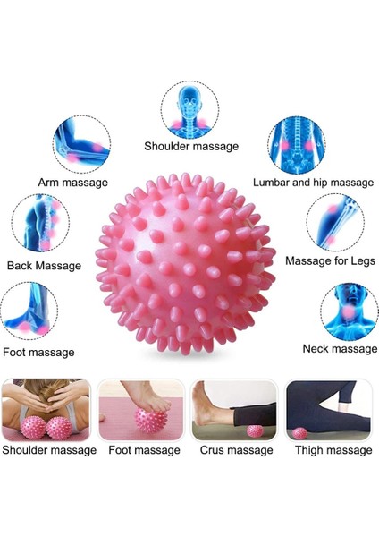 9cm Mavi Top Stili Değerli Masaj Yoga Topları Pvc Egzersiz Spor Fitness Topu Vücut Stres Giderici Skapula El Ayak Silindiri Masaj Egzersizi Ev (Yurt Dışından) fırsatları