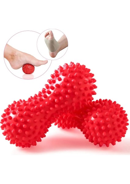 Kırmızı Stil Dikenli Fıstık Pvc Yoga Malzemeleri Egzersiz Masajı Fıstık El Topu Yoga Fitness Topu Şişirilmiş Hava Yastığı Fıstık Topu 6 Renk (Yurt Dışından) fiyatları