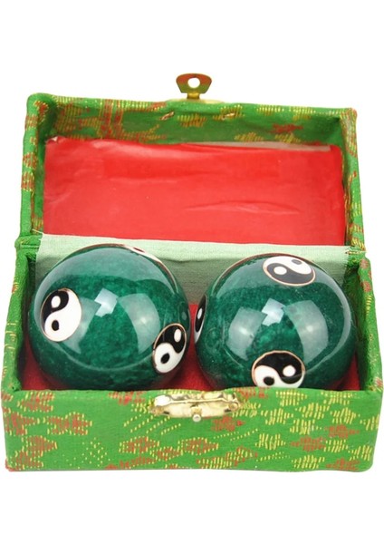 Mavi Stil 2 Adet Parmak Egzersizi Hentbol Masajı Yin Yang Günlük Çin Sağlığı Baoding Topu Gevşeme Terapisi El Meditasyon Fitness (Yurt Dışından)