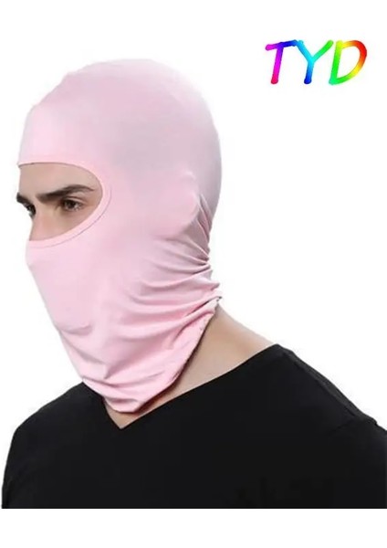 Pembe Tarzı Bisiklet Balaclava Tam Kapak Yüz Maskesi Motosiklet Yüz Maskesi Şapka Balaclava Likra Kayak Boyun Yaz Güneşi Ultra Uv Koruması Ince Sıcak (Yurt Dışından)
