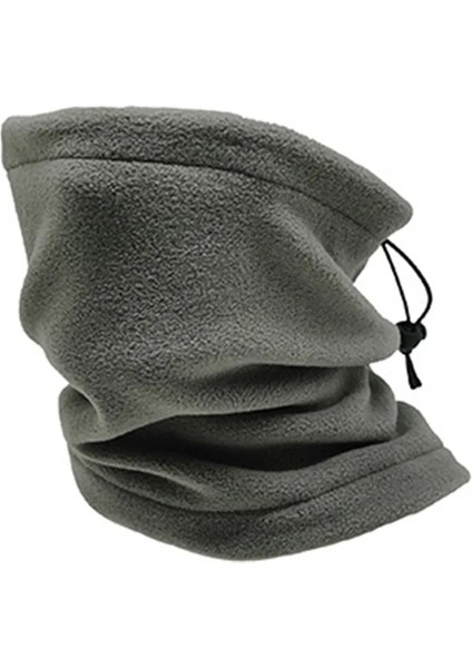 Gri Tarzı Polar Boyun Buff Erkek Bandana Kış Rüzgar Geçirmez Atkılar Yumuşak Bisiklet Yürüyüş Yarım Yüz Maskesi Snowboard Kayak Için Boyun Isıtıcı Körüğü (Yurt Dışından)
