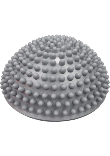 Gümüş Tarzı Yoga Için 16 cm Pvc Şişme Masaj Topu Yarım Ayar Denge Sabitleyici Spor Salonu Pilates Spor Dengesi (Yurt Dışından)