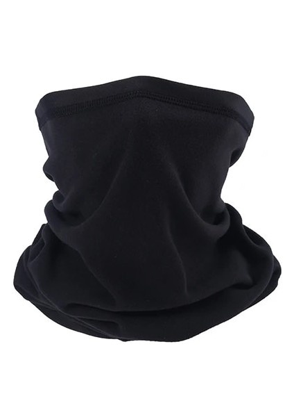 Aa-D-01 Stili Siyah Maske Bandana Isıtıcı Boyun Körüğü Termal Polar Yarım Yüz Kapak Tüp Eşarp Bisiklet Kayak Snowboard Yürüyüş Kış Erkek Kadın (Yurt Dışından)