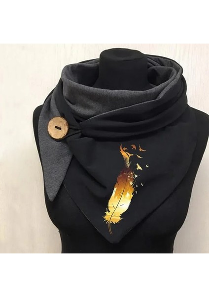 E954828B Stili Tek Boyut 2021 Moda Kış Eşarp Kadınlar Için Baskı Düğmesi Yumuşak Wrap Rahat Sıcak Atkılar Şal Eşarp Fular Femme Boyun Bandana Erkekler (Yurt Dışından)