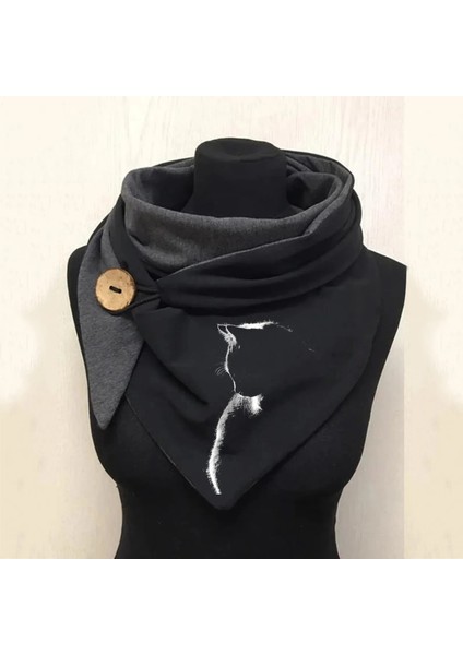 T Stili Moda Kadın Tok Nokta Baskı Düğmesi Yumuşak Wrap Günlük Sıcak Eşarplar Şallar Fular En Soie Платок Женский (Yurt Dışından)