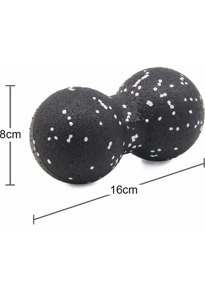 8cm Mavi Stil Myofascia Ball Massage Yoga Ball High Density Lightweight Fitness Body Massage Yoga Exercise Relieve Pain Strength Training Ball (Yurt Dışından)