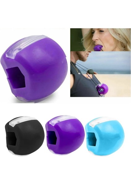 Mavi Stil Food-Grade Face Fitness Ball Facial Toner Exerciser Anti-Wrinkle Exercise Facial Toner Jaw Exerciser Neck Facial Muscle Trainer (Yurt Dışından) fiyatları